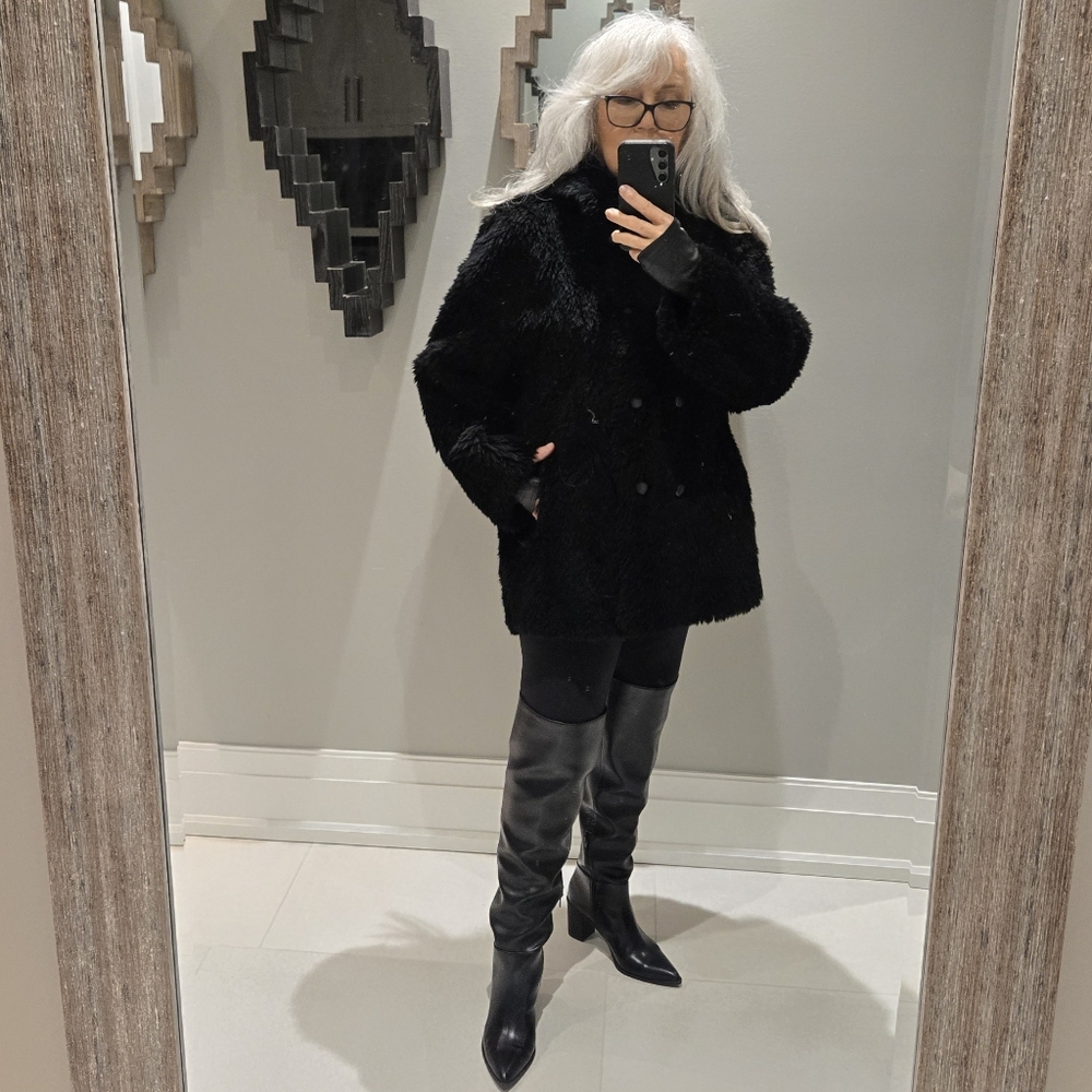 Shearling Sheepskin Jacket LARGE